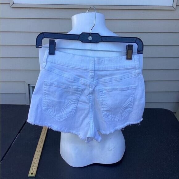 Grandpa mob wife clean girl office fairy core Hollister Denim Shorts  0/24 - Picture 2 of 4